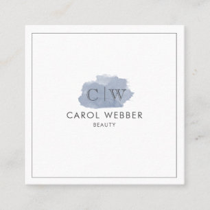 Visitenkarten für den Watercolor Square Quadratische Visitenkarte