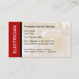 Visitenkarten für Elektriker Visitenkarte