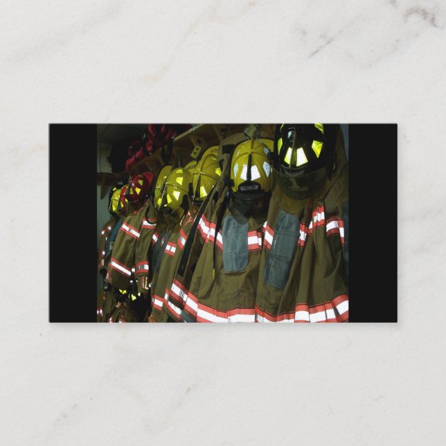 Visitenkarten für Feuerwehren Visitenkarte (Vorderseite)