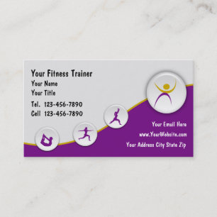 Visitenkarten für Fitness-Trainer Visitenkarte