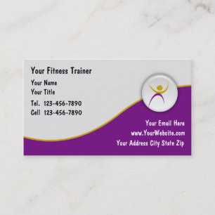 Visitenkarten für Fitness-Trainer Visitenkarte