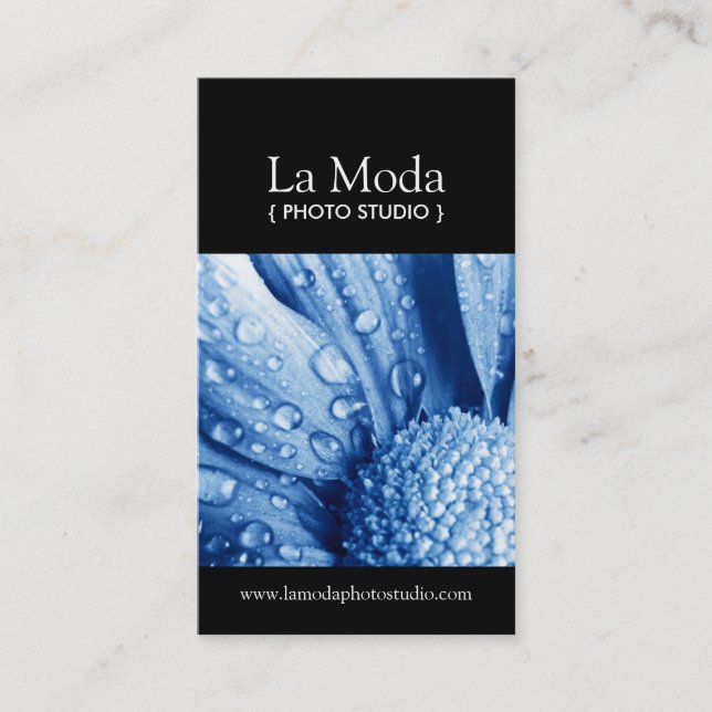 Visitenkarten für Fotografen Visitenkarte (Vorderseite)