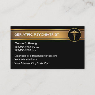 Visitenkarten für Geriatrische Psychologen Visitenkarte