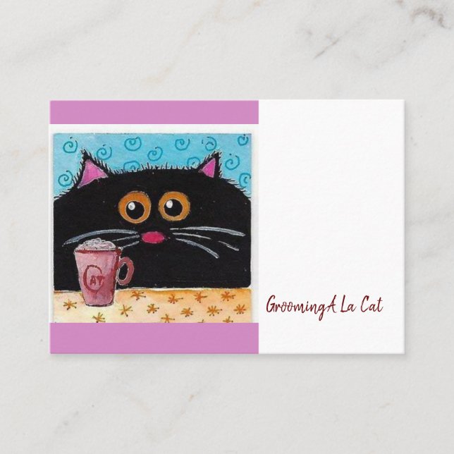 Visitenkarten für Geschäftskarten, immer häufiger  Visitenkarte (Vorderseite)