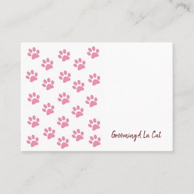 Visitenkarten für Geschäftskarten, immer häufiger  Visitenkarte (Vorderseite)