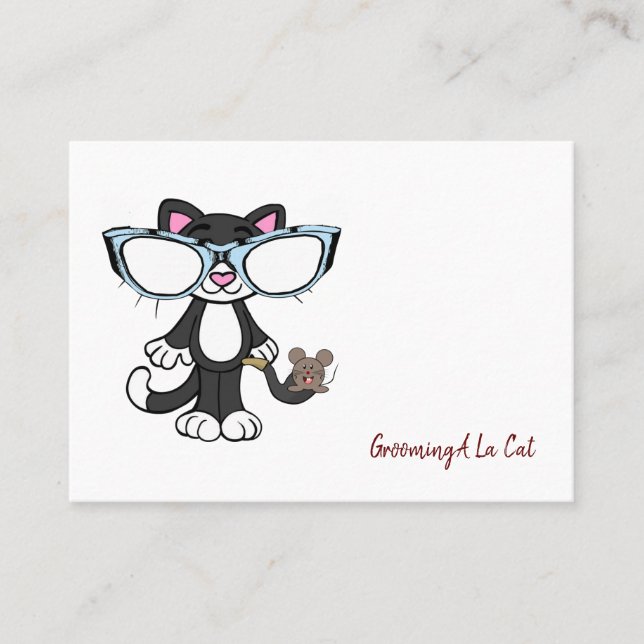 Visitenkarten für Geschäftskarten, immer häufiger  Visitenkarte (Vorderseite)