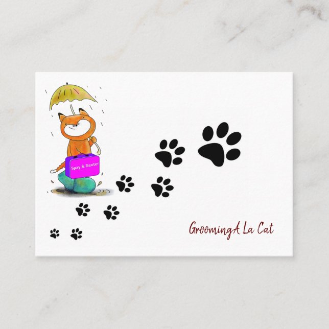 Visitenkarten für Geschäftskarten, immer häufiger  Visitenkarte (Vorderseite)