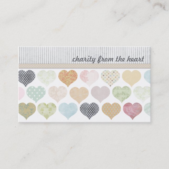 Visitenkarten für Herz-Kreislauf-Programme Visitenkarte (Vorderseite)