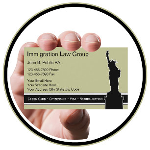 Visitenkarten für Immigration Attorney Visitenkarte