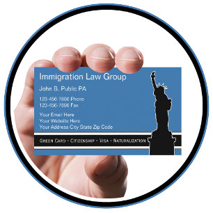 Visitenkarten für Immigration Attorney Visitenkarte