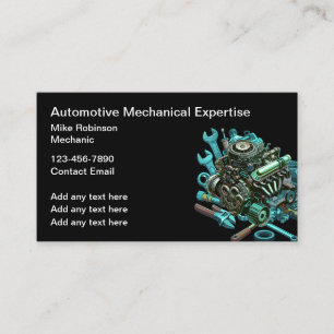Visitenkarten für Kfz-Mechaniker Visitenkarte