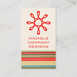 Visitenkarten für klassische Streifen Visitenkarte