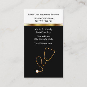 Visitenkarten für Krankenversicherungen Visitenkarte