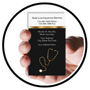 Visitenkarten für Krankenversicherungen Visitenkarte