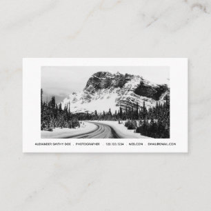 Visitenkarten für Künstler - Schwarz-Weiß-Filter Visitenkarte