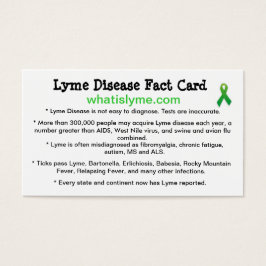 Visitenkarten für Lyme-Krankheit