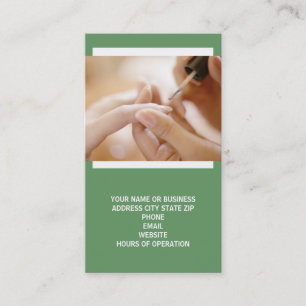 Visitenkarten für Nageltechniker Visitenkarte