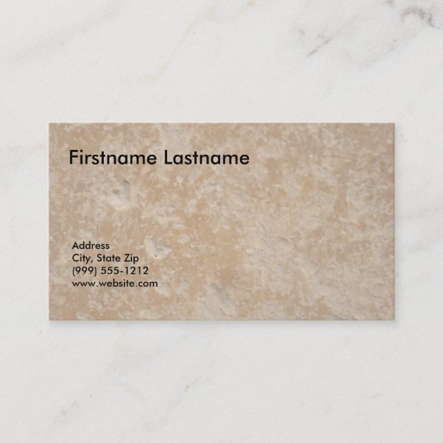 Visitenkarten für Öl-Geschäft Visitenkarte (Vorderseite)