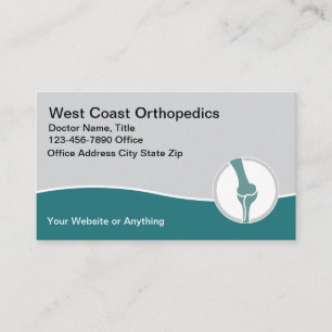 Visitenkarten für orthopädische Ärzte Visitenkarte