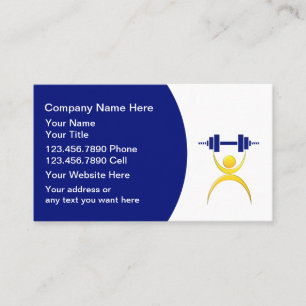 Visitenkarten für Personal Trainer Visitenkarte