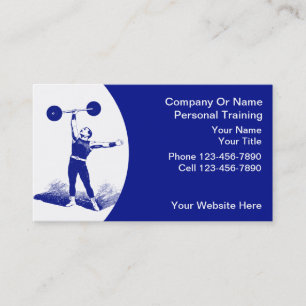 Visitenkarten für Personal Trainer Visitenkarte