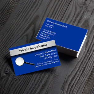 Visitenkarten für Privatdetektive Visitenkarte
