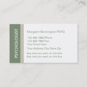 Visitenkarten für Psychologen Visitenkarte