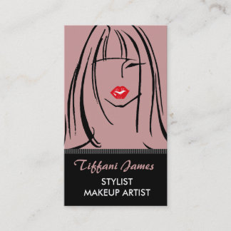 Visitenkarten für Stylist/Makeup-Künstler Visitenkarte