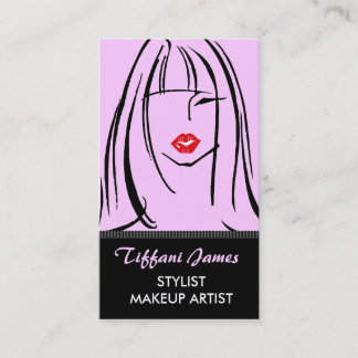 Visitenkarten für Stylist/Makeup-Künstler Visitenkarte