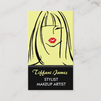 Visitenkarten für Stylist/Makeup-Künstler Visitenkarte
