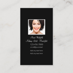 Visitenkarten für Visagisten und Hairstylisten Visitenkarte