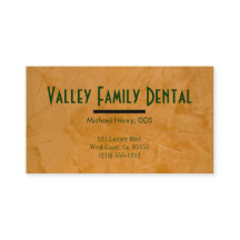 Visitenkarten für Zahnärzte