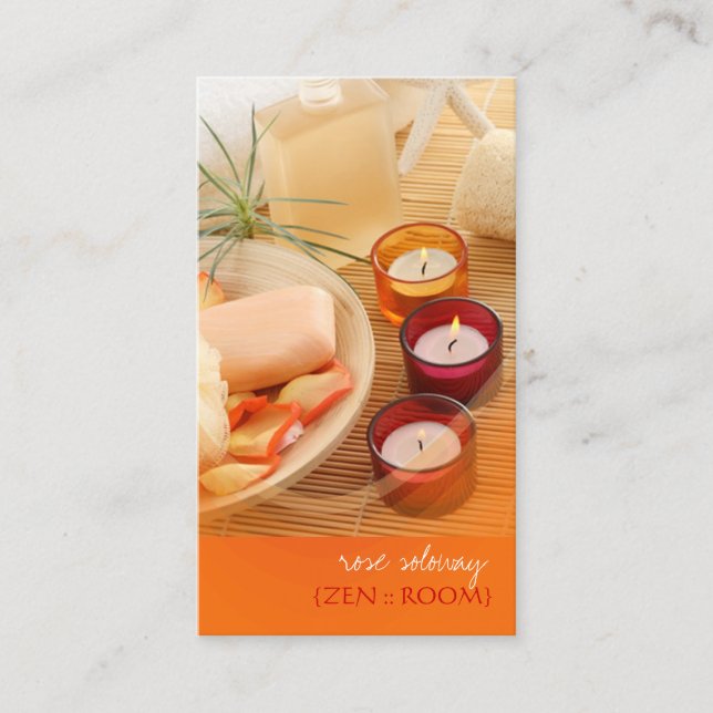 Visitenkarten für Zelt-Zimmer Visitenkarte (Vorderseite)