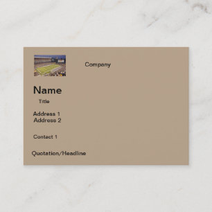 Visitenkarten FUSSBALL-STADIONS-ENTWURF Visitenkarte