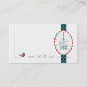 Visitenkarten getweetet visitenkarte