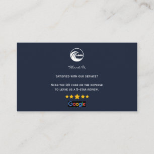 Visitenkarten Google Bewertungen QR-Code-Link Visitenkarte