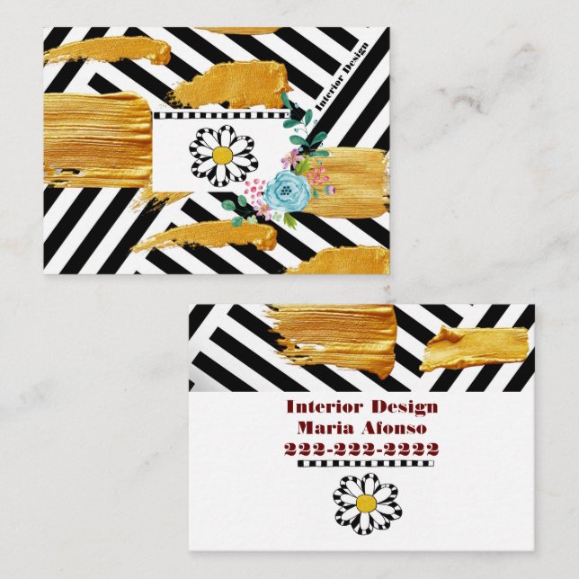 Visitenkarten, Innenarchitekturen Visitenkarte (Vorne/Hinten)