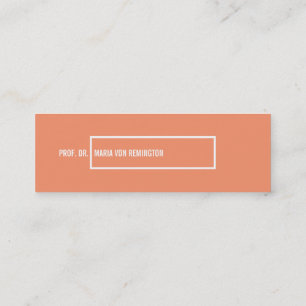 Visitenkarten Klassisch Mini Visitenkarte