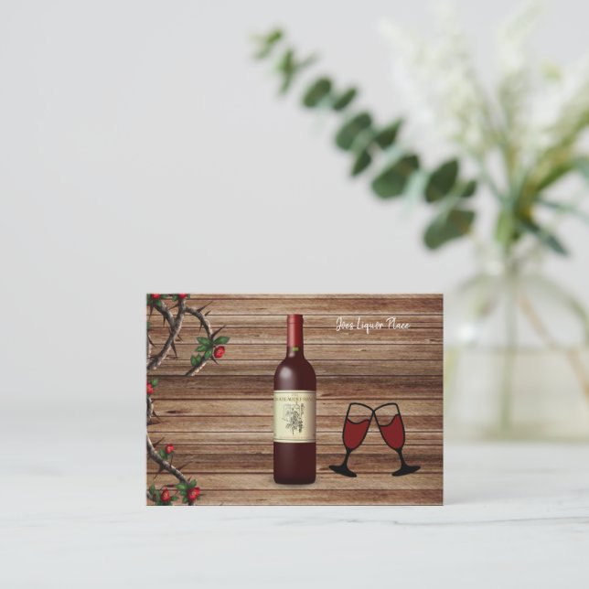 Visitenkarten, Liquor Store Visitenkarte (Stehend Vorderseite)