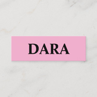 Visitenkarten Mini Visitenkarte