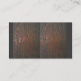 Visitenkarten mit Holzgestalt Visitenkarte