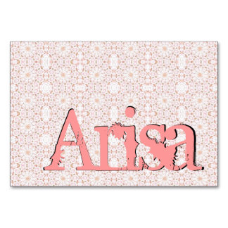 Visitenkarten Tischnummer