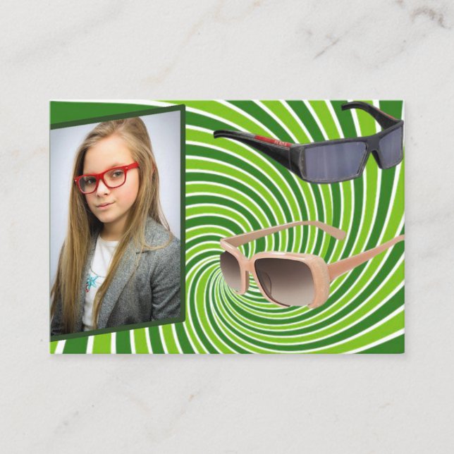 Visitenkarten, Visitenkarten von Eye Vision Visitenkarte (Vorderseite)