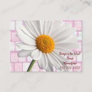 Visitenkarten, Visitenkarten von Florist Daisy Visitenkarte