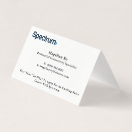 Visitenkarten von Tür zu Tür