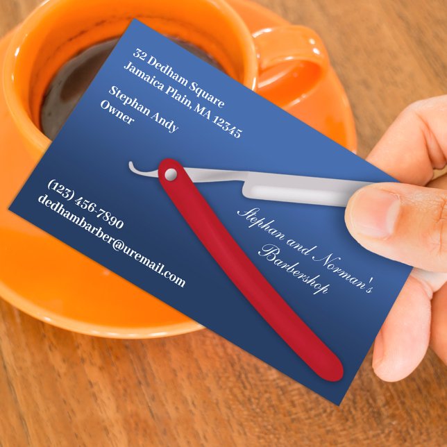 Visitenkarten-Vorlage für Friseure Visitenkarte (Von Creator hochgeladen)