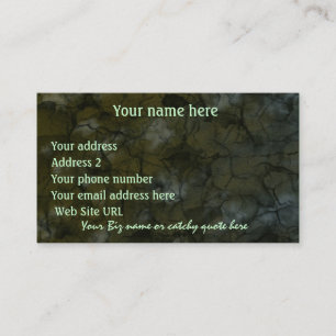 Visitenkarten "WALDMIST" Foto Visitenkarte