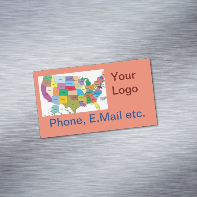 Visitenkartenmagazin Magnetische Visitenkarte (Beispiel)