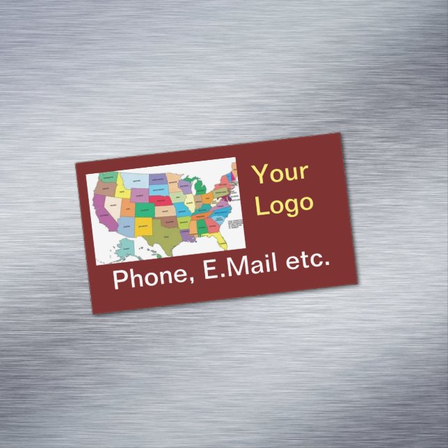 Visitenkartenmagazin Magnetische Visitenkarte (Beispiel)