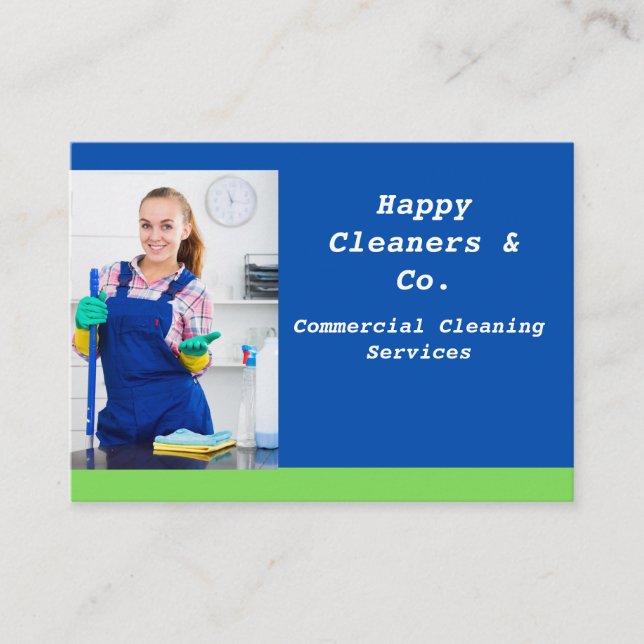 Visitenkartenreinigung Visitenkarte (Vorderseite)